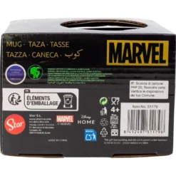 Marvel Taza de Cerámica de Desayuno 400 ml en Caja Regalo Golden Treasure
