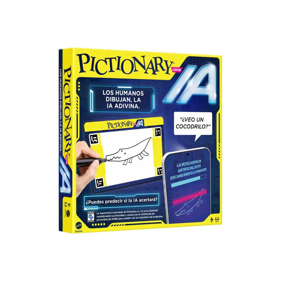 Mattel Games Pictionary Vs Inteligencia Artificial Juego Mesa