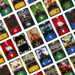 Mattel Games UNO Élite Fórmula 1 Edición Principal 2025 Pack de Iniciación Juego de Cartas