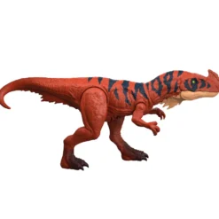 Mattel Jurassic World Survival Figura Dinosaurio Afrovenator Rugido Salvaje con Ataque Devorador y Sonidos