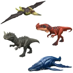 Mattel Jurassic World Survival Figura Dinosaurio Brachauchenius Rugido Salvaje con Ataque Devorador y Sonidos