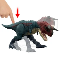 Mattel Jurassic World Survival Figura Dinosaurio Carnotaurus Rugido Salvaje de con Ataque Devorador y Sonidos