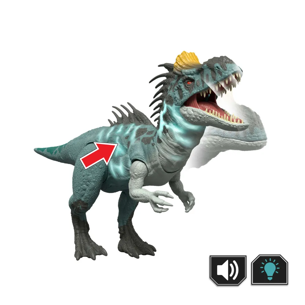 Mattel Jurassic World Survival Figura Dinosaurio Criolofosaurio Rugido Salvaje