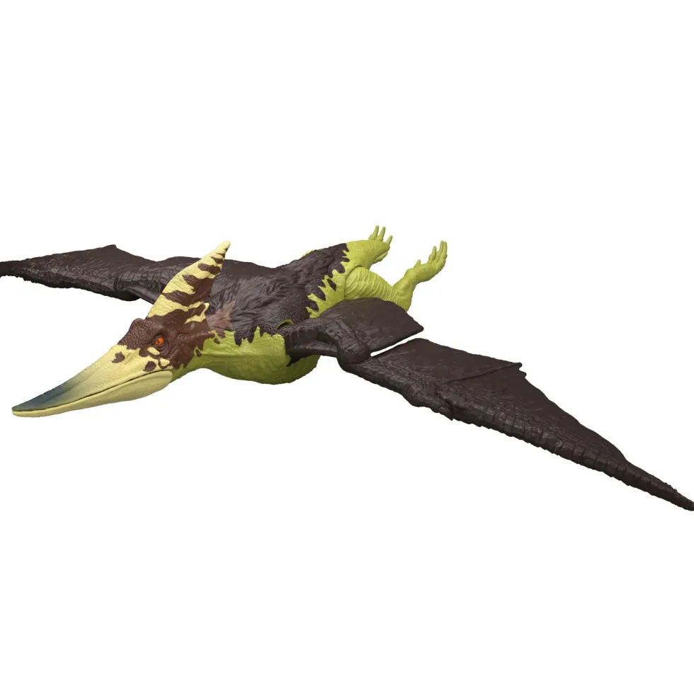 Mattel Jurassic World Survival Figura Dinosaurio Pteranodon Rugido Salvaje con Ataque Devorador y Sonidos