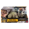 Mattel Jurassic World Survival Figura Triceratops Rugido Salvaje