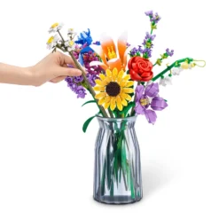 MAX Bricks Flowers Cápsula con Bloques de Construcción de Flores Varios Modelos