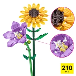 MAX Bricks Flowers Cápsula con Bloques de Construcción de Flores Varios Modelos