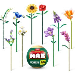 MAX Bricks Flowers Cápsula con Bloques de Construcción de Flores Varios Modelos
