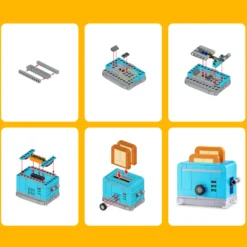 MAX Build More Premium Cápsula con Bloques de Construcción Hogar Varios Modelos