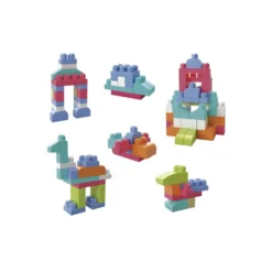 Mega Bloks Bolsa de Construcción 60 Piezas Bolsa Rosa