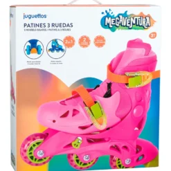 Megaventura Patín 3 Ruedas Rosa Talla XS