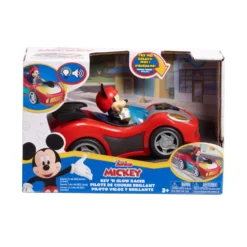 Mickey Coche de Carreras Piloto Veloz y Brillante