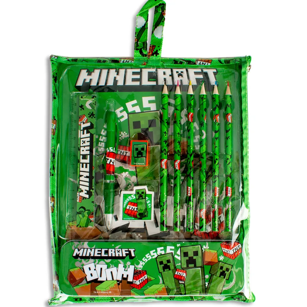 Minecraft Bumper Set en Bolsa Reutilizable