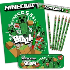 Minecraft Bumper Set en Bolsa Reutilizable