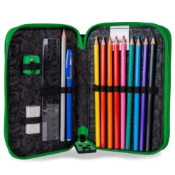 Minecraft Estuche con 2 Cremalleras