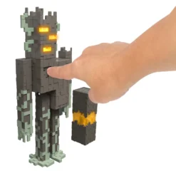 Minecraft Figura de Acción del Crepitante con Luces Interactivas, Sonidos y Accesorio