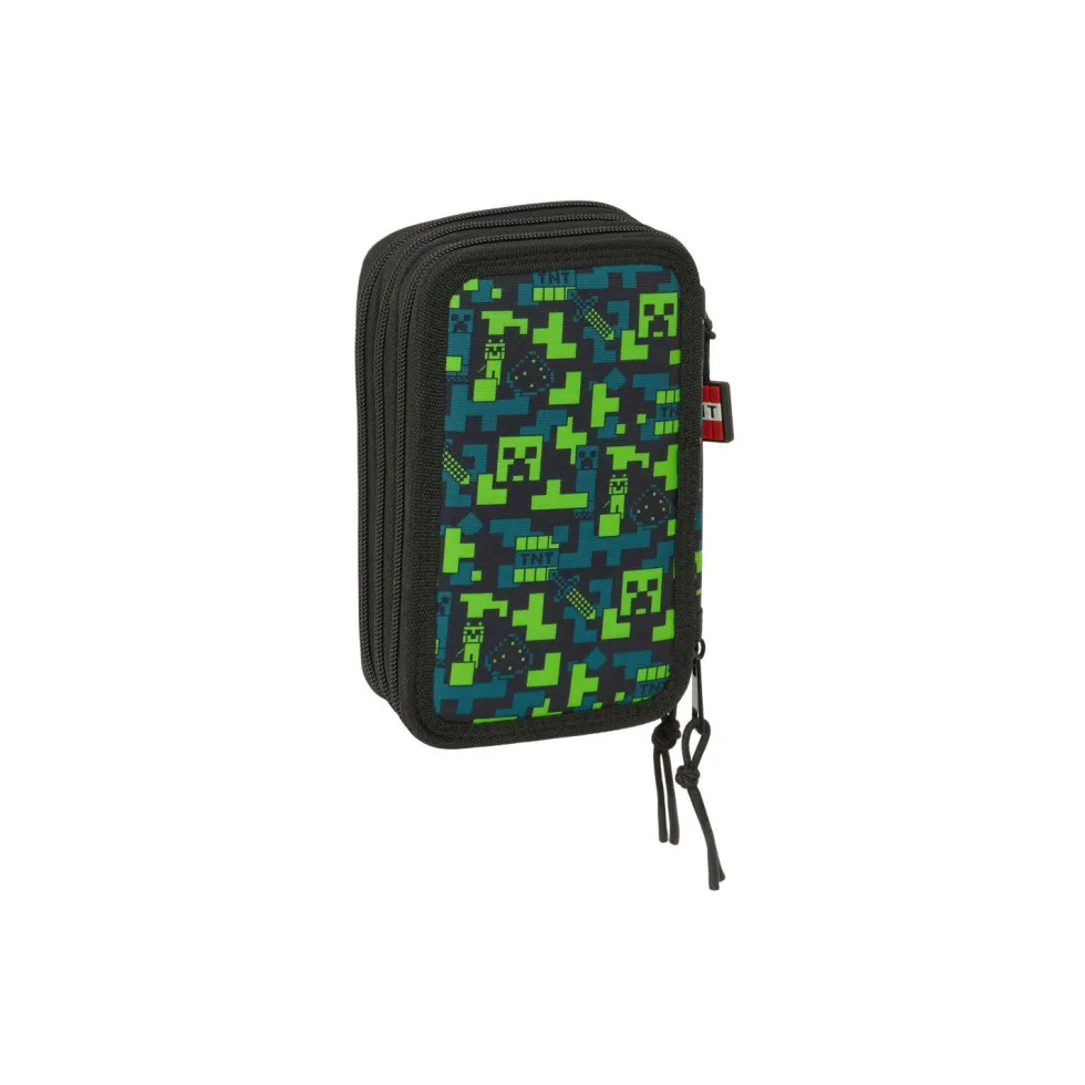 Minecraft TNT Plumier Triple 37 Piezas
