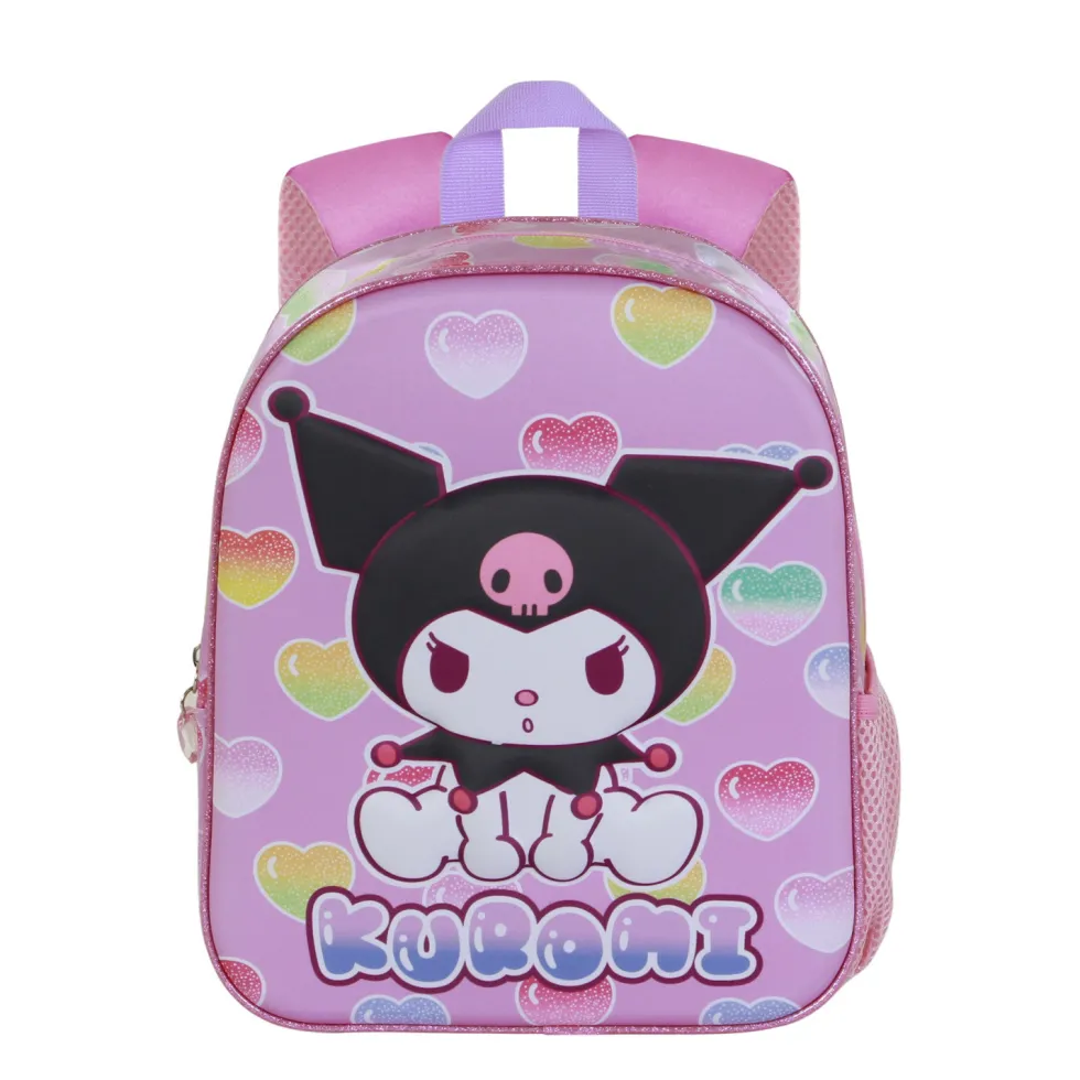Mochila 3D Elite Kuromi Hearts