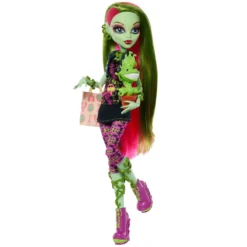 Monster High Muñeca Venus McFlytrap Boo-riginal Creeproduction con Diario, Soporte para la Muñeca y Mascota