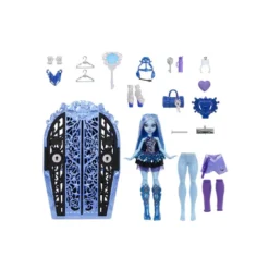 Monster High Skulltimate Secrets Muñeca Abbey Bominable y Accesorios