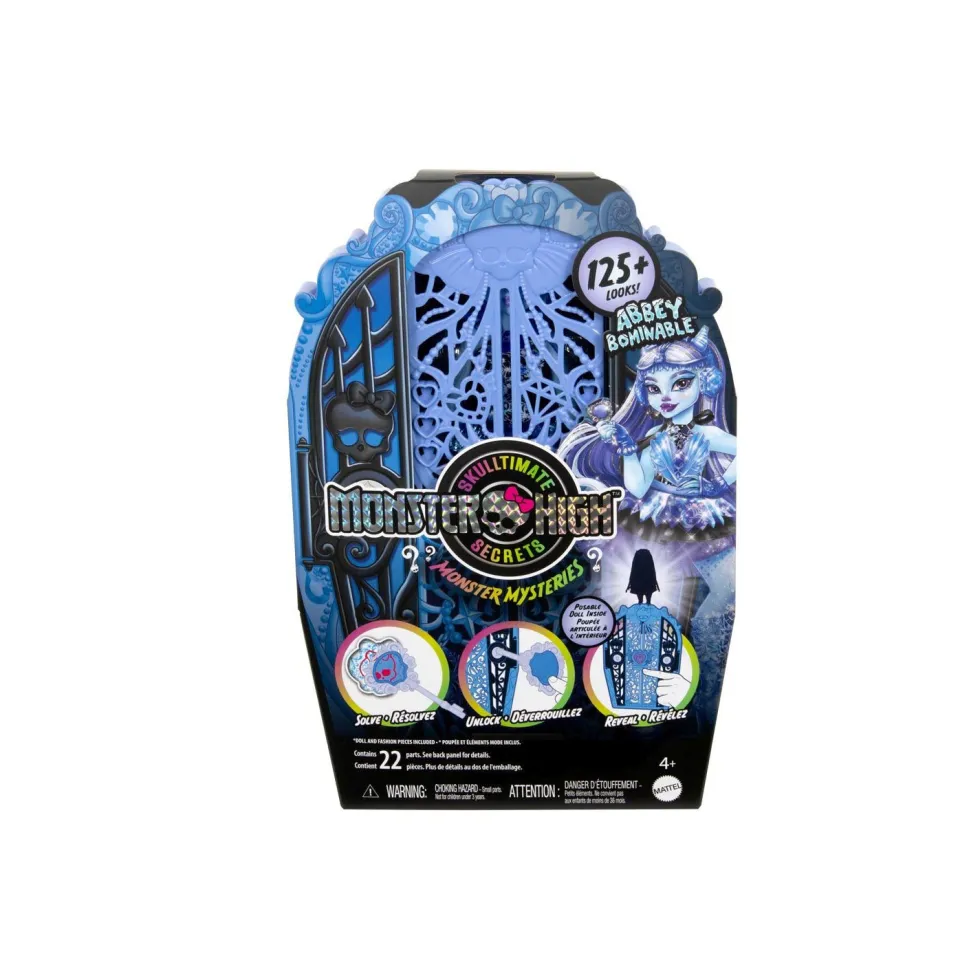 Monster High Skulltimate Secrets Muñeca Abbey Bominable y Accesorios