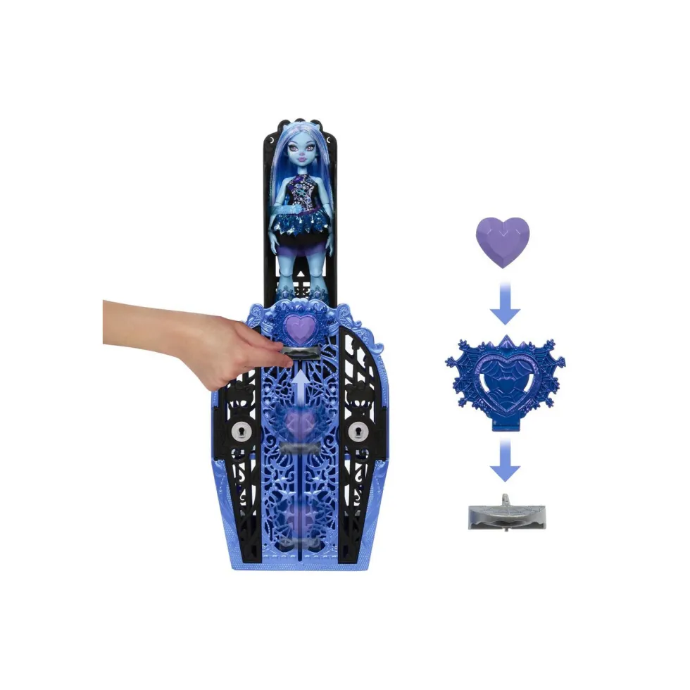 Monster High Skulltimate Secrets Muñeca Abbey Bominable y Accesorios