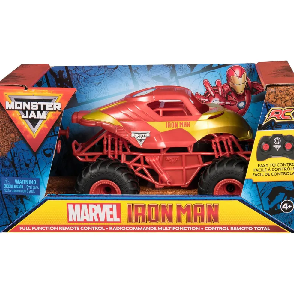 Monster Jam Coche Radiocontrol Marvel Iron Man