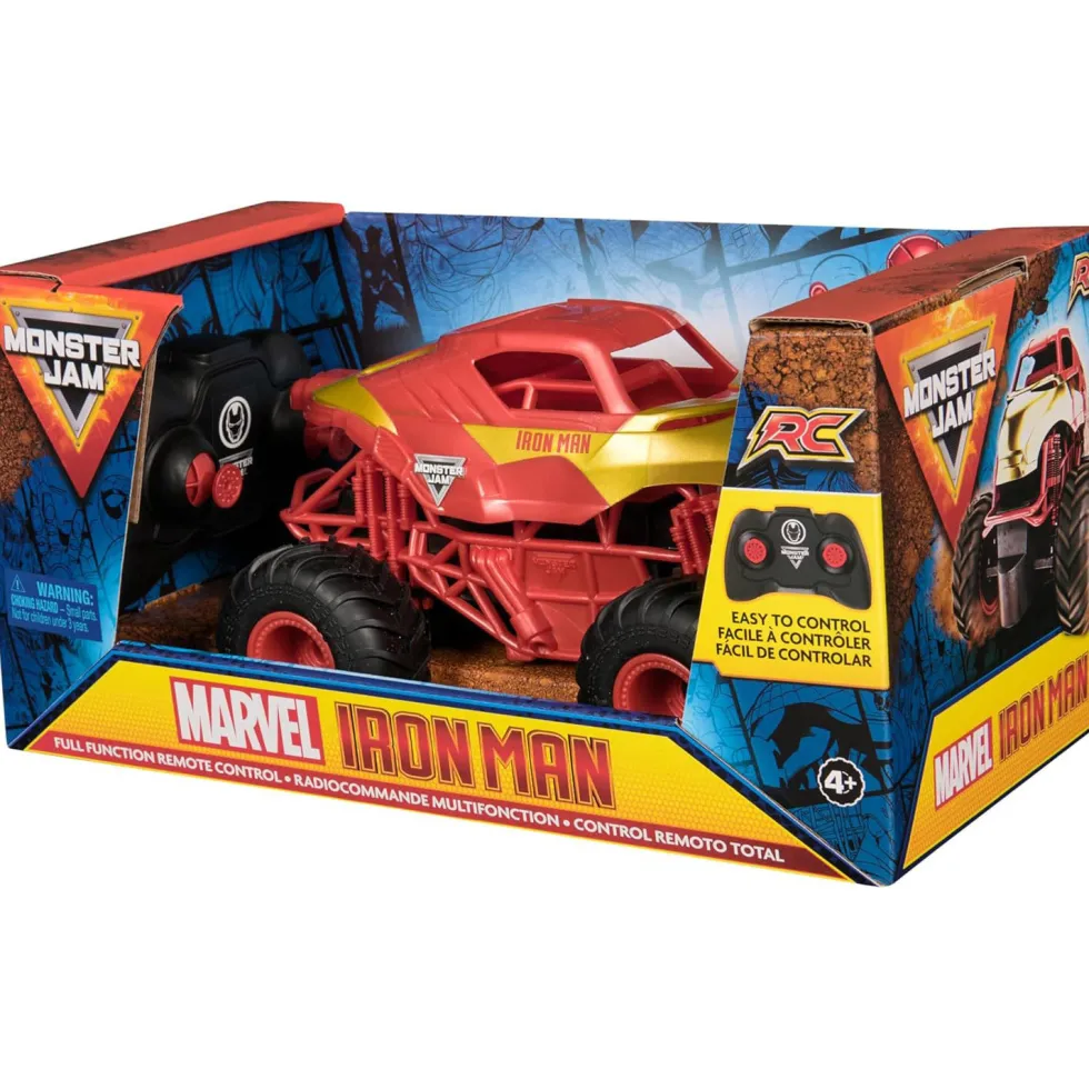 Monster Jam Coche Radiocontrol Marvel Iron Man