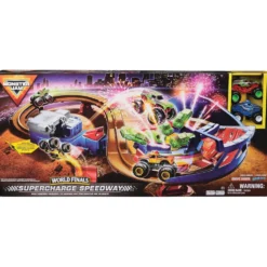 Monster Jam Supercharge Speedway Pista de Carreras