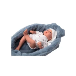 Muñeca Arias Andie Azul con Cuna 40 cm