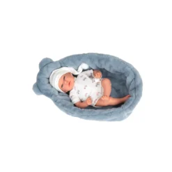 Muñeca Arias Andie Azul con Cuna 40 cm