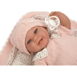 Muñecas Arias Elegance Babyto Rosa con Manta 35 cm