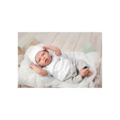 Muñecas Arias Elegance Muñeca Dafne con Cojín Gris 40 cm
