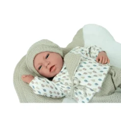 Muñecas Arias Elegance Muñeca de Peso Dafne Beige con Manta