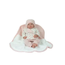 Muñecas Arias Elgance Muñeca de Peso Andie Rosa con Manta 40 cm
