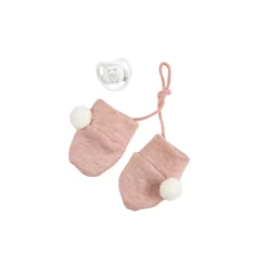 Muñecas Arias Muñeca con Peso Elegance Zoe Rosa con Manoplas