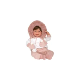 Muñecas Arias Muñeca con Peso Elegance Zoe Rosa con Manoplas