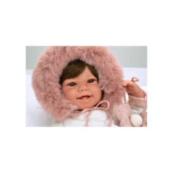 Muñecas Arias Muñeca con Peso Elegance Zoe Rosa con Manoplas