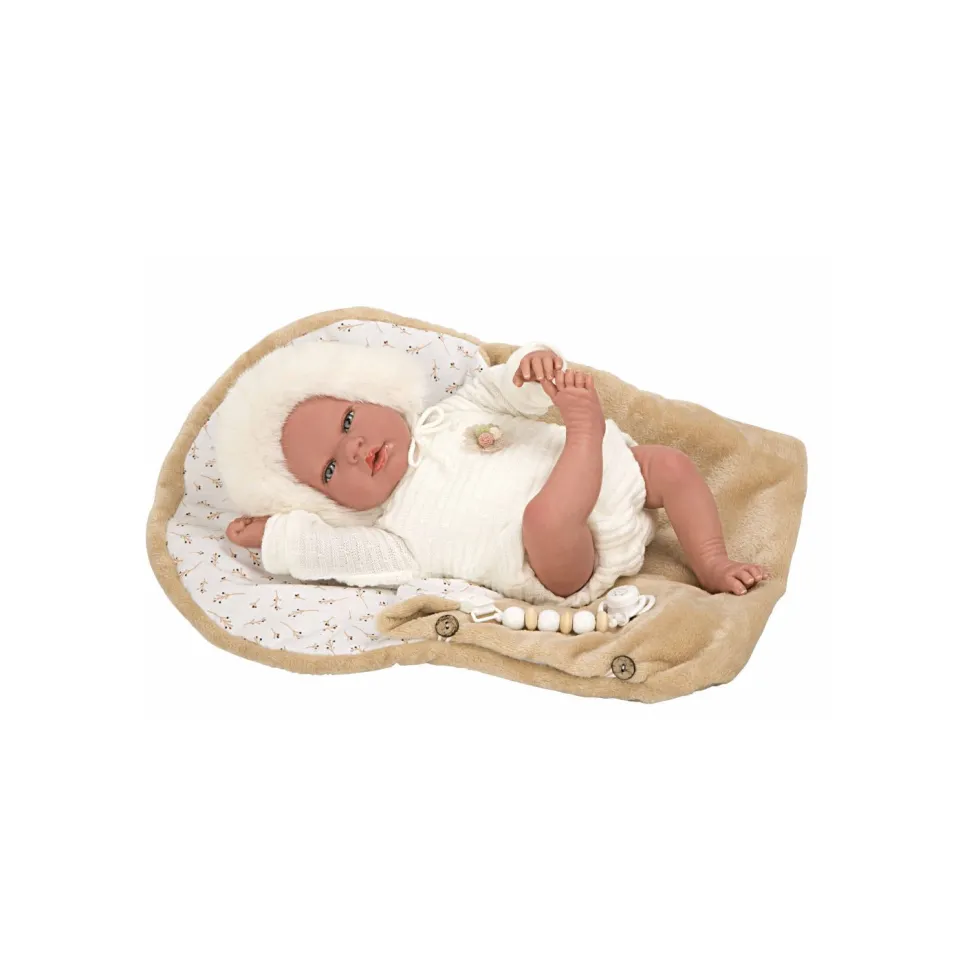 Muñecas Arias Reborn Alejandra Beige con Saco de Dormir