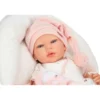 Muñecas Arias Reborn Ariel Rosa con Cojín 40 cm