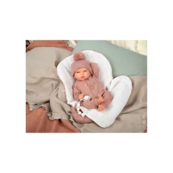 Mueñcas Arias Reborn Elba Rosa con Saco de Dormir 40 cm