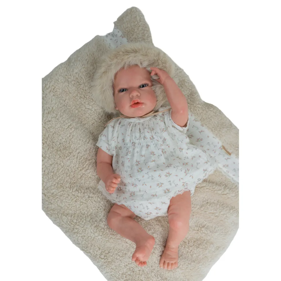 Muñecas Arias Reborn Isabella Beige con Cojín