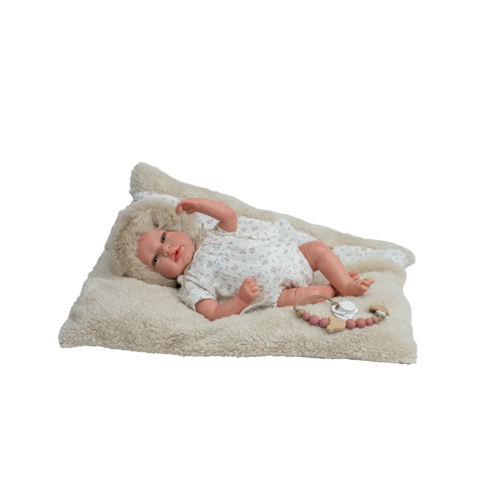 Muñecas Arias Reborn Isabella Beige con Cojín