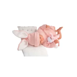 Mueñcas Arias Reborn Lucía con Cojín y Peluche 45 cm