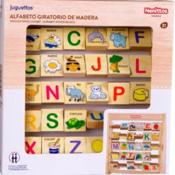 Nenittos Alfabeto Giratorio de Madera