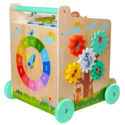 Nenittos Carrito de Madera con Actividades