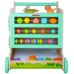 Nenittos Carrito de Madera con Actividades