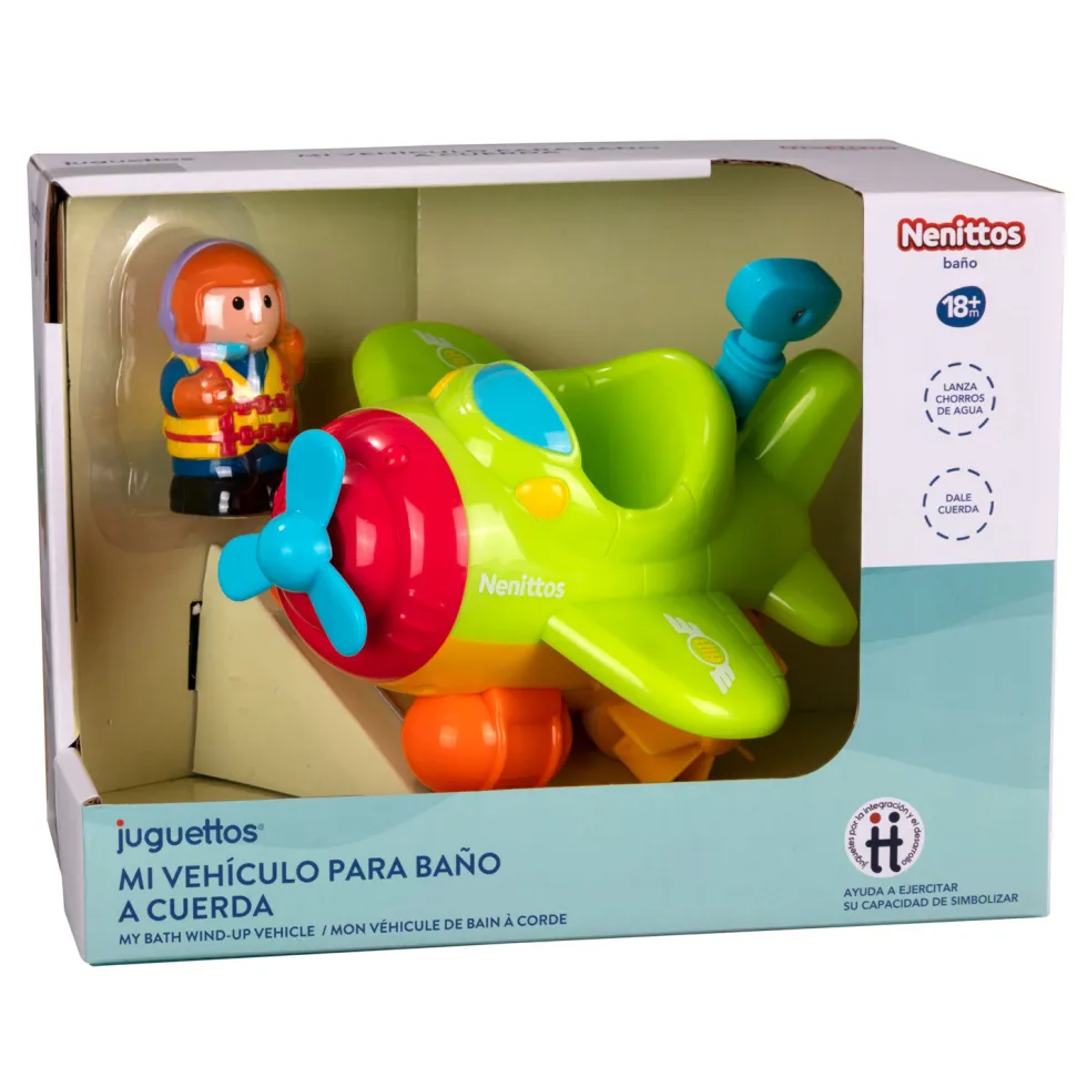 Nenittos Mi Avión para Baño a Cuerda