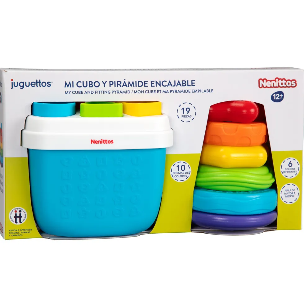 Nenittos Mi Cubo y Pirámide Encajable