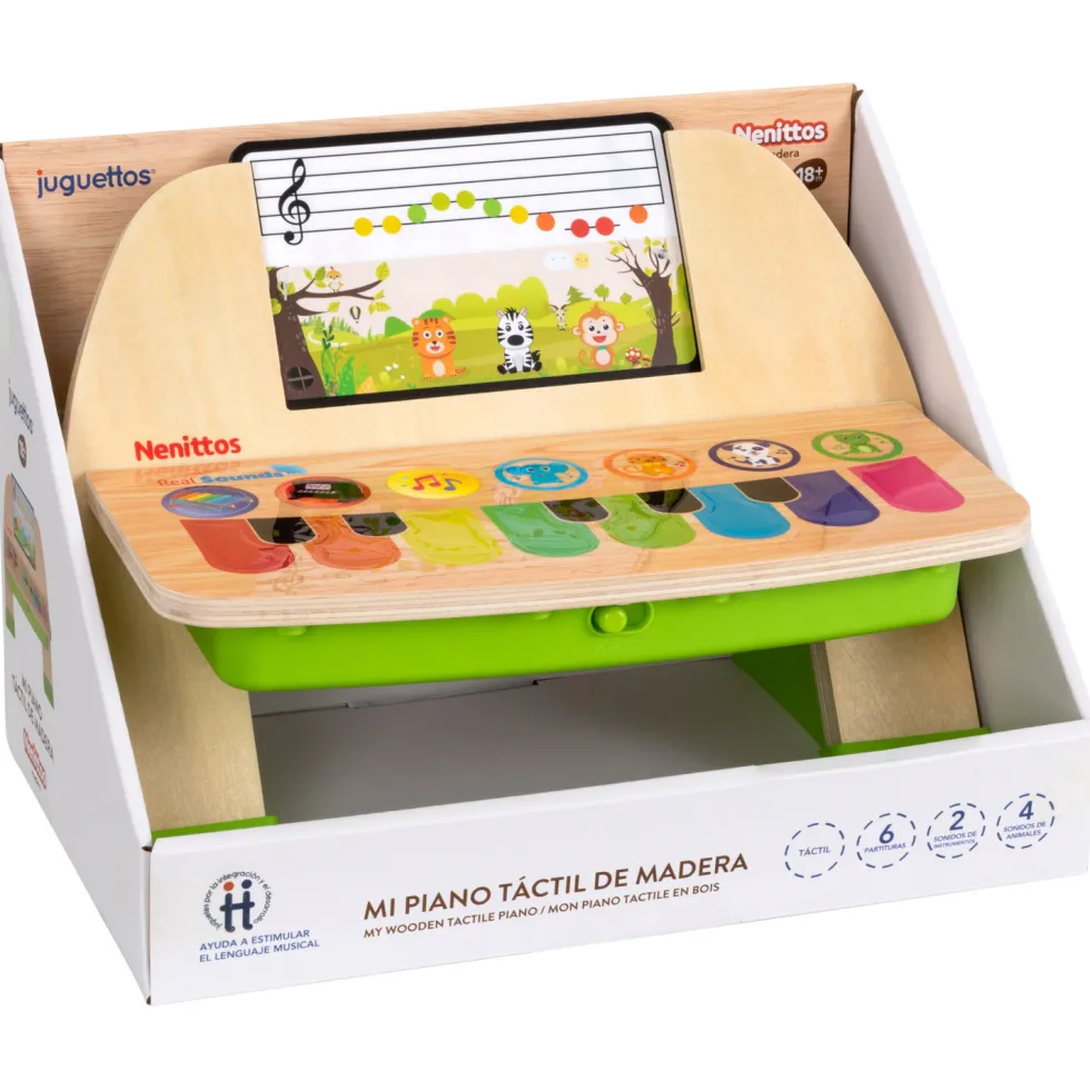 Nenittos Mi Piano Táctil de Madera